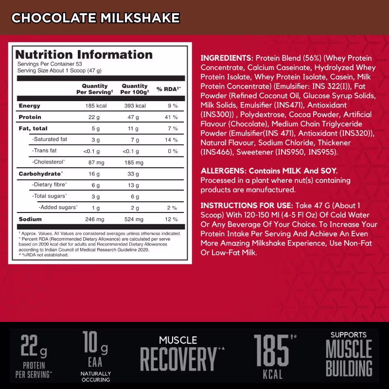 BSN Syntha 6 Protein Powder - 5 lbs, 2.27 kg (Chocolate Milkshake) - Image 4