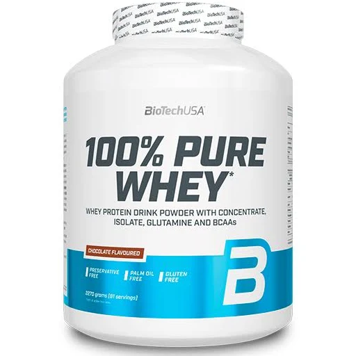BiotechUSA 100% PURE WHEY (Chocolate) Whey Protein (2270 g, chocolate)