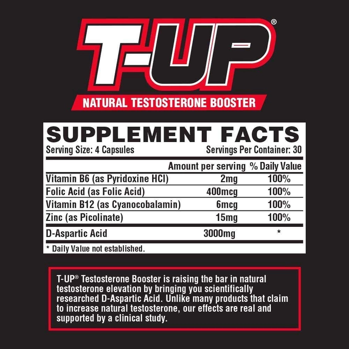 Nutrex T-UP 120 Capsules - Image 3