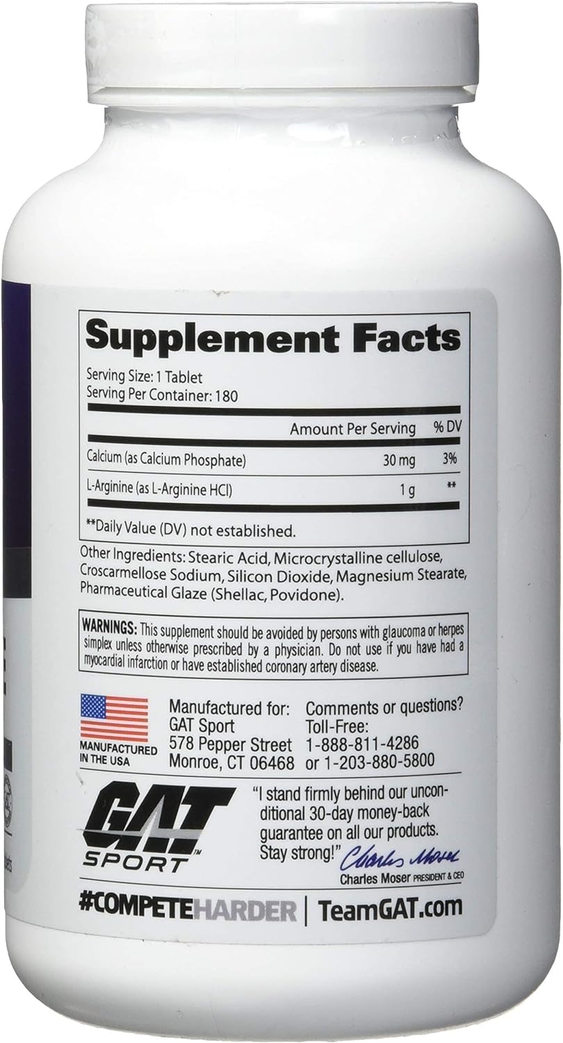 GAT Sport L-Arginine Tablets - Image 3