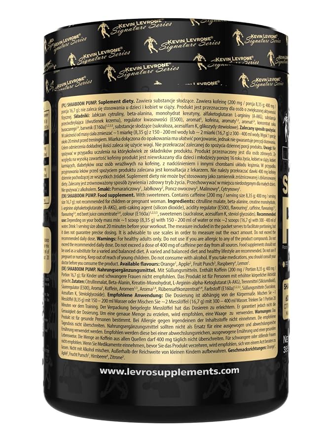Kevin Levrone Shaaboom Pump, Pre-workout, - Image 3