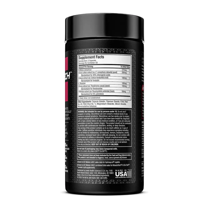 MT HYDROXYCUT HARDCORE ELITE CAPSULES - Image 2